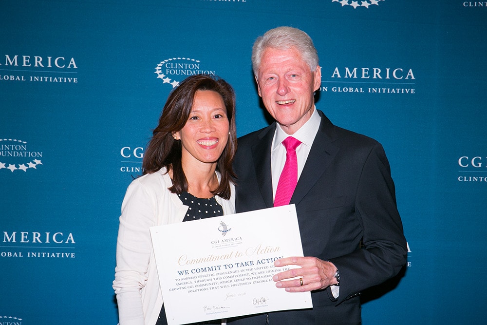 CGIA-2016-Sandra-Lafleur-Bill-Clinton