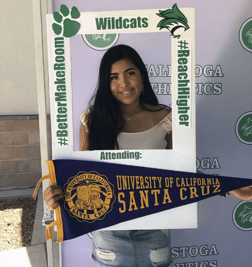 Karen from the Bay Area heading to UCSC
