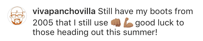 Francisco Instagram comment