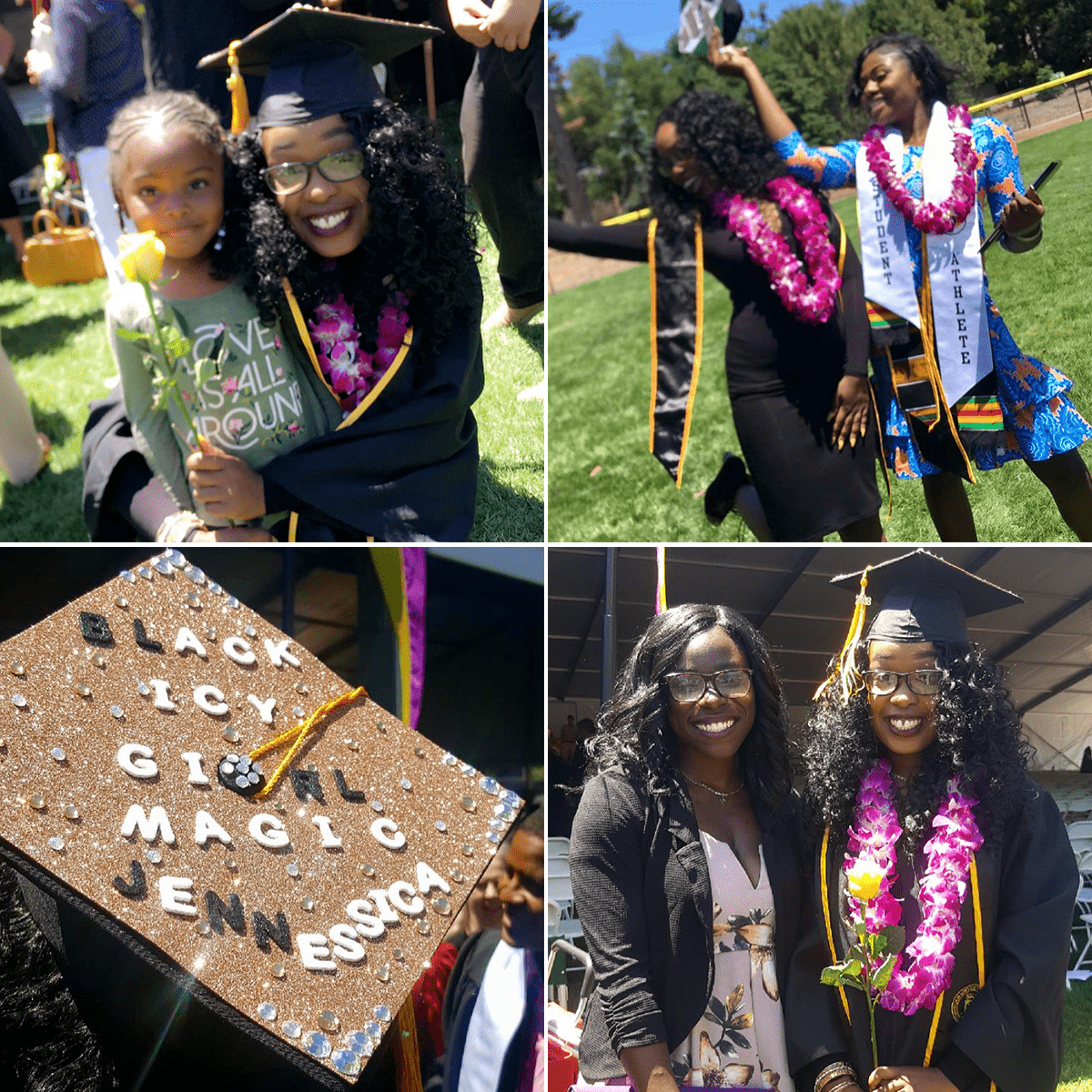Jennessica graduates from Dominican University of California