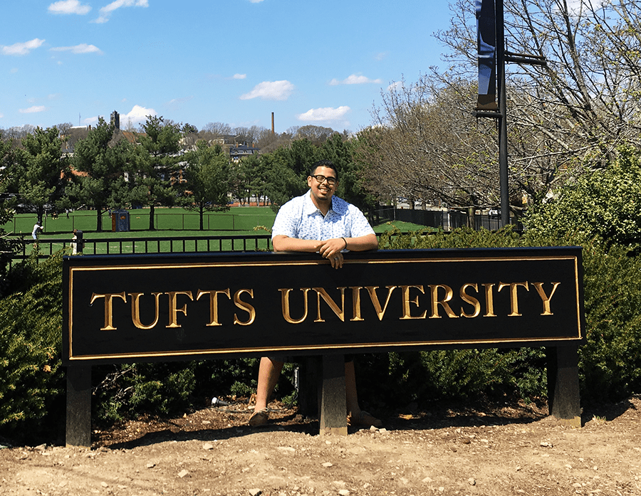 Nigel at Tufts University