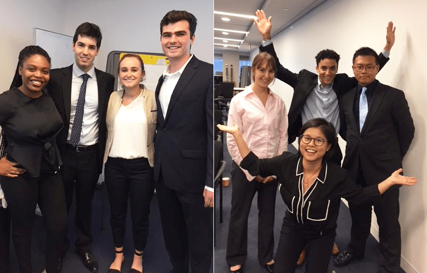 Summer Search interns at Loomis, Sayles and Company