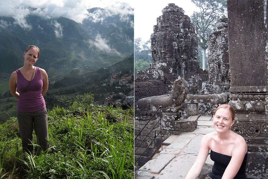 Anna Brittain traveling the world