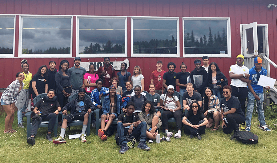 NYC students with NOLS Adirondacks