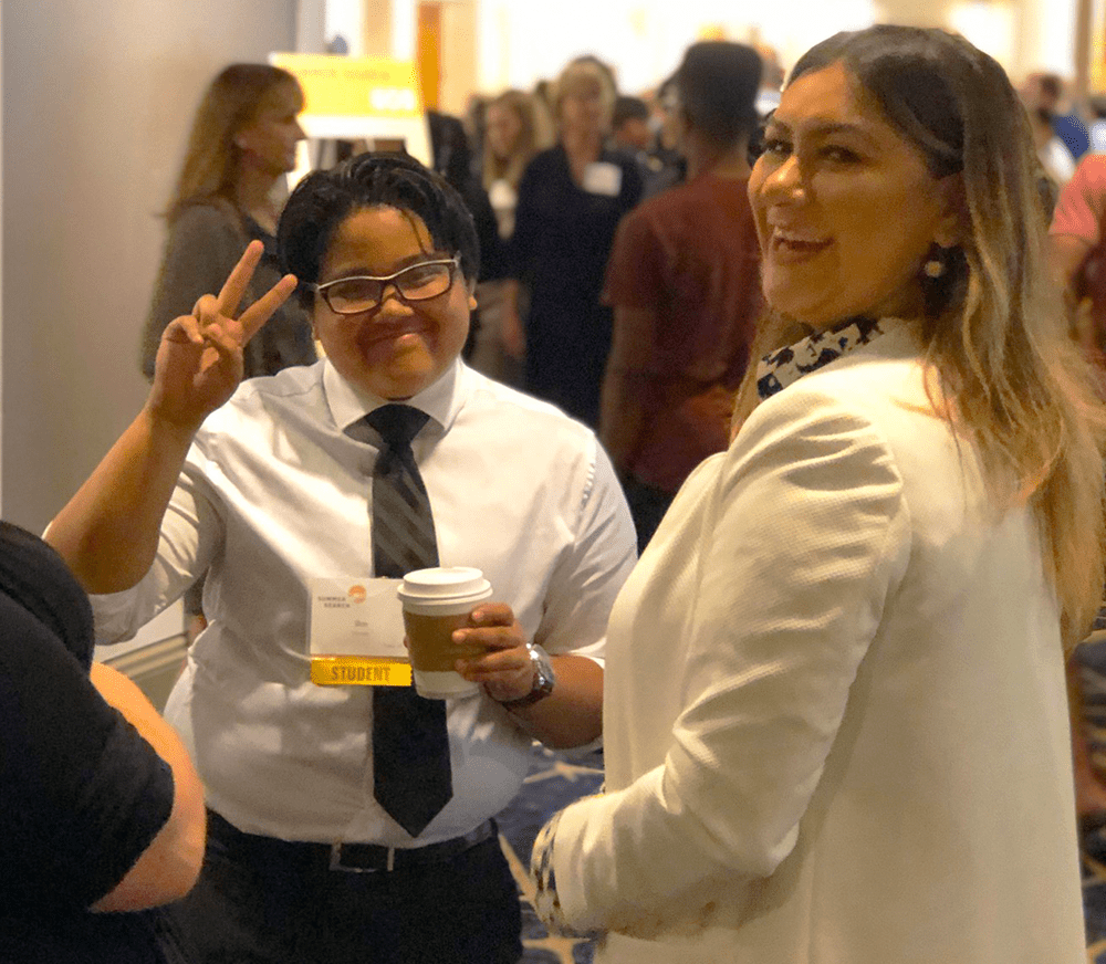 Ren and Mentor Monica at the Seattle Luncheon