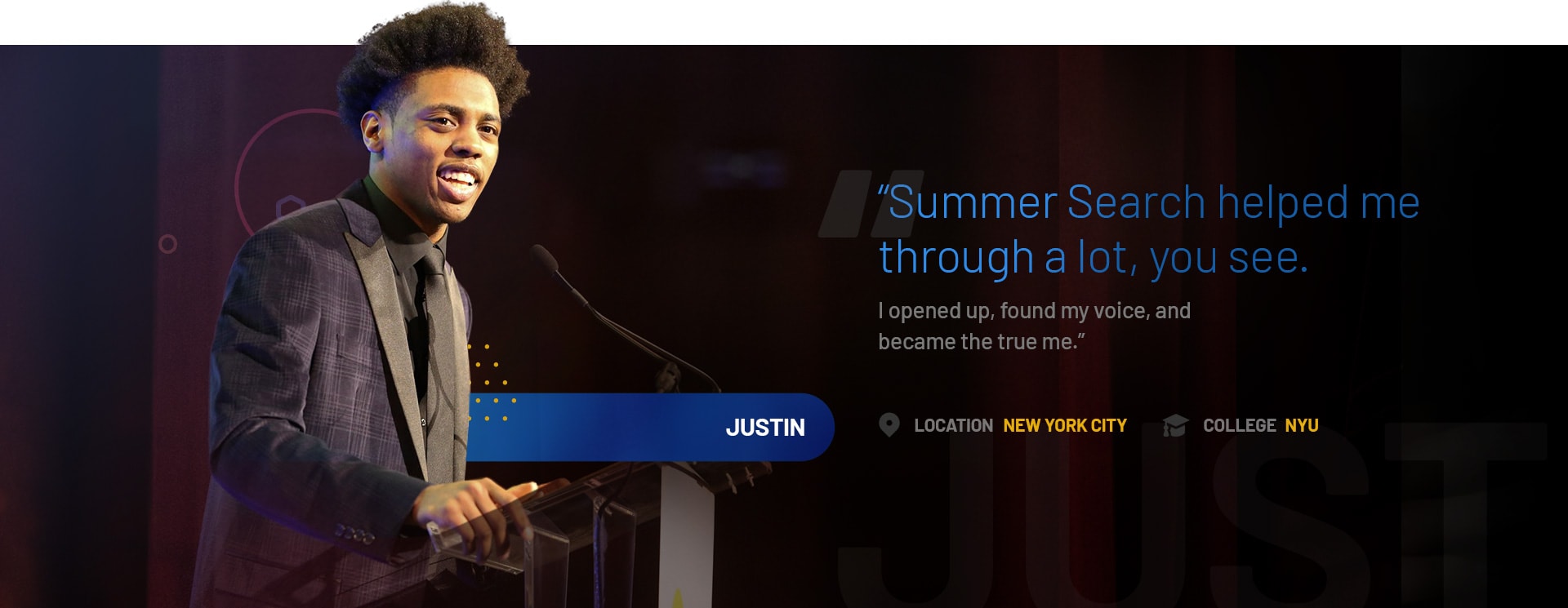 Justin from New York City