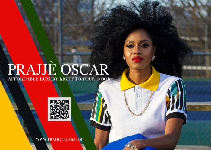 Prajjé Oscar's fashion line.
