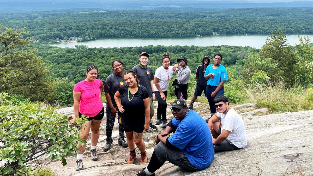 Philly Outward Bound group Delaware Water Gap