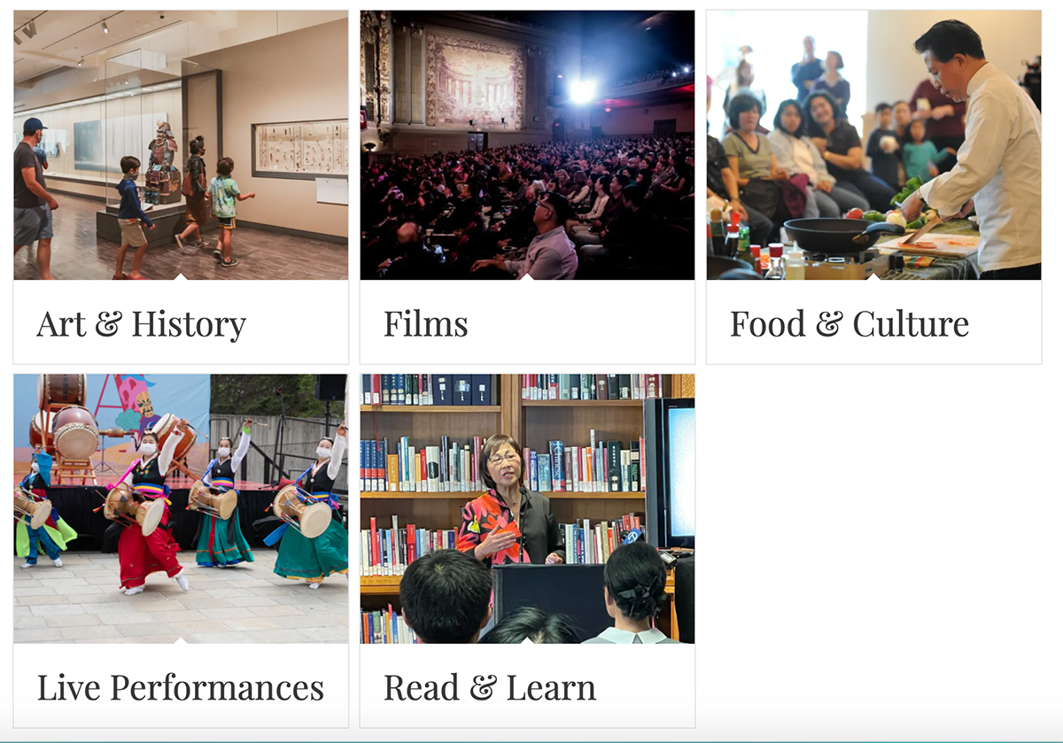 AAPI Month Celebration Guide Categories